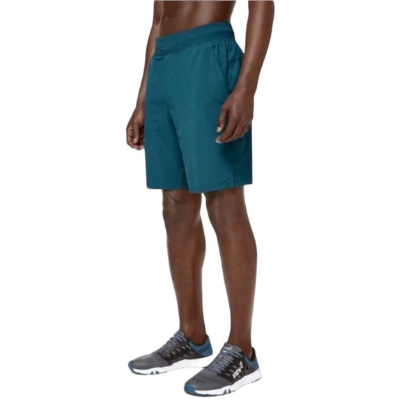 Lululemon T.H.E. Short 9" *Linerless in Bermuda Teal Blue Green Size M Men’s - Picture 1 of 8